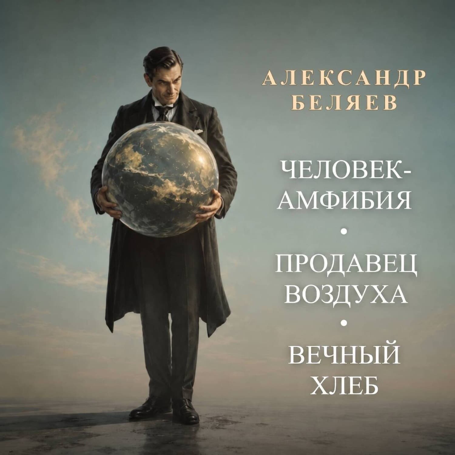 Обложка книги «Человек-амфибия. Продавец воздуха. Вечный хлеб» — Александр Беляев