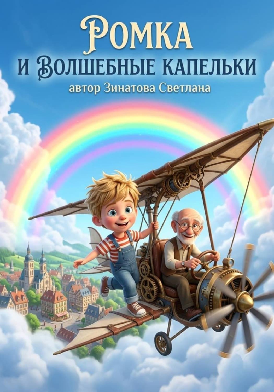 Обложка книги «Ромка и Волшебные капельки» — светлана зинатова