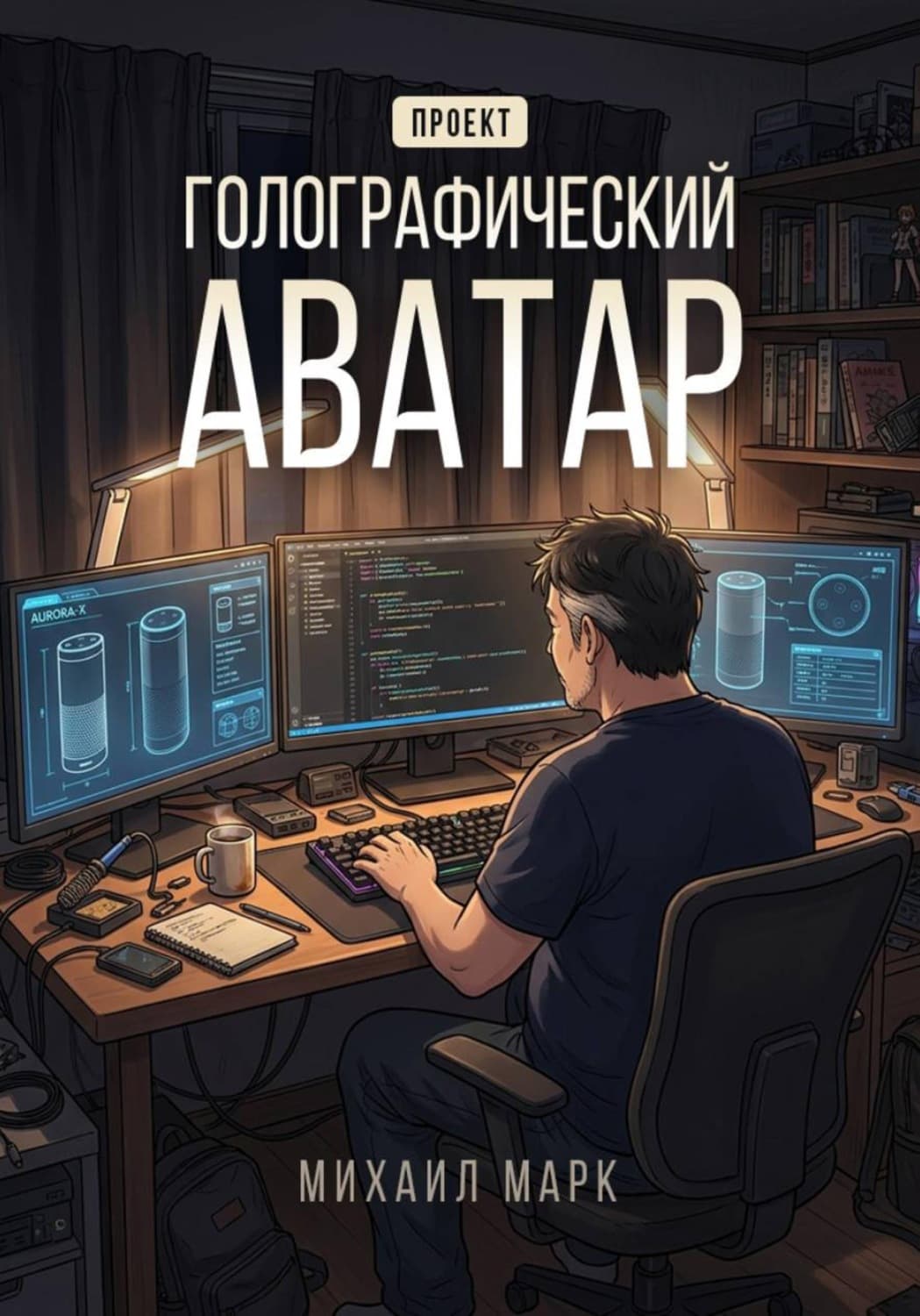Обложка книги «Проект Голографический аватар» — Михаил Марк