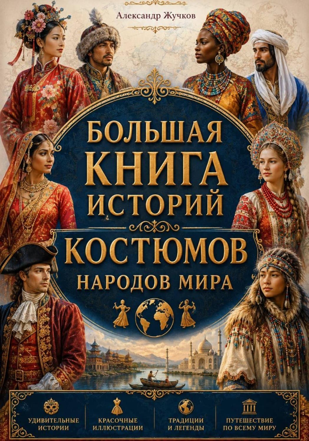 Обложка книги «Большая книга историй костюмов народов мира» — Александр Жучков