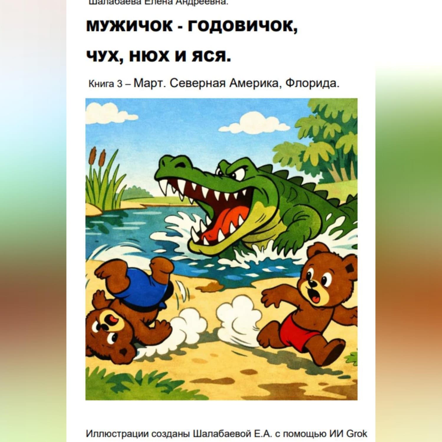Обложка книги «Книга 3 - Март. Северная Америка, Флорида» — Елена Шалабаева