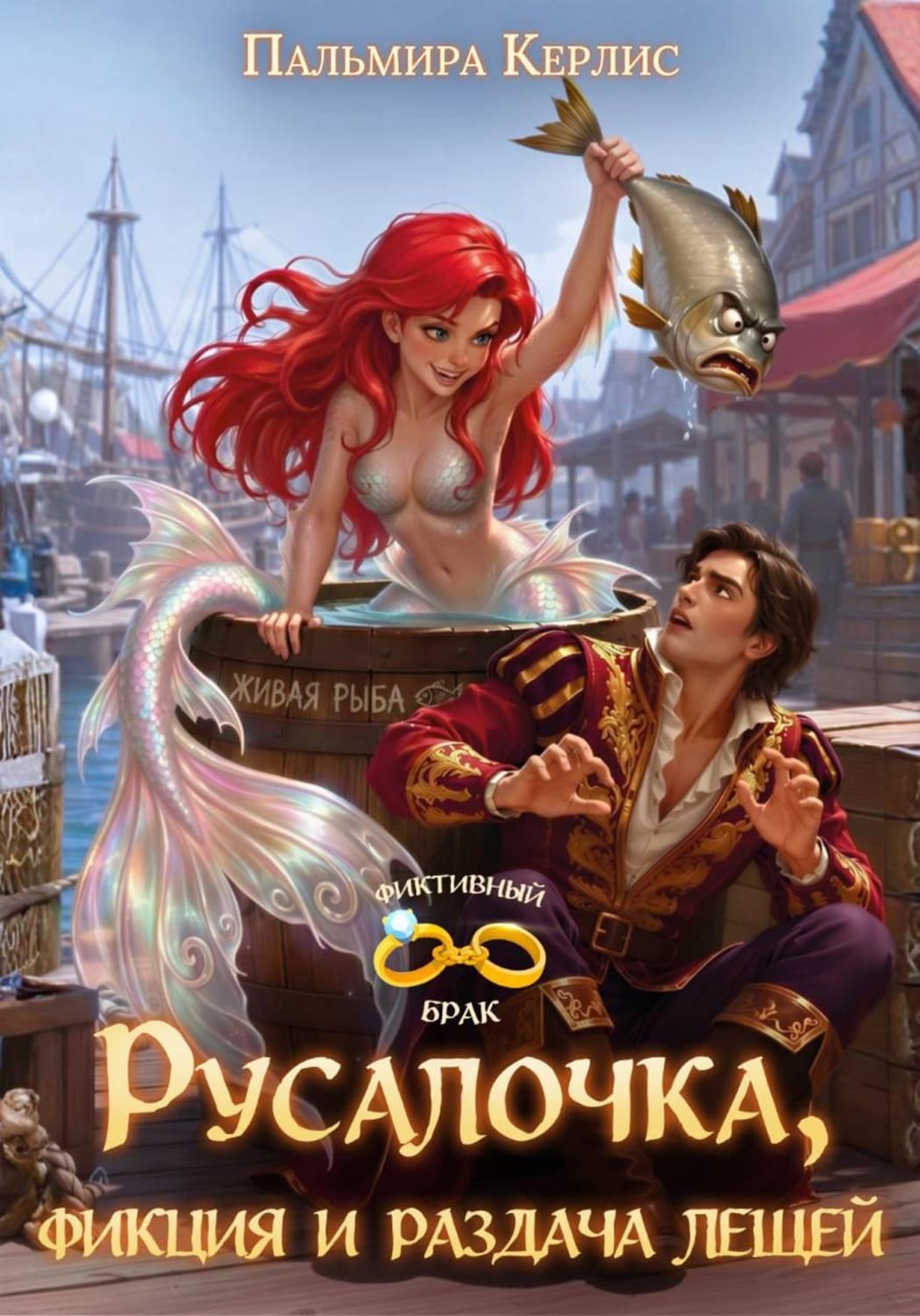Обложка книги «Русалочка, фикция и раздача лещей» — Пальмира Керлис