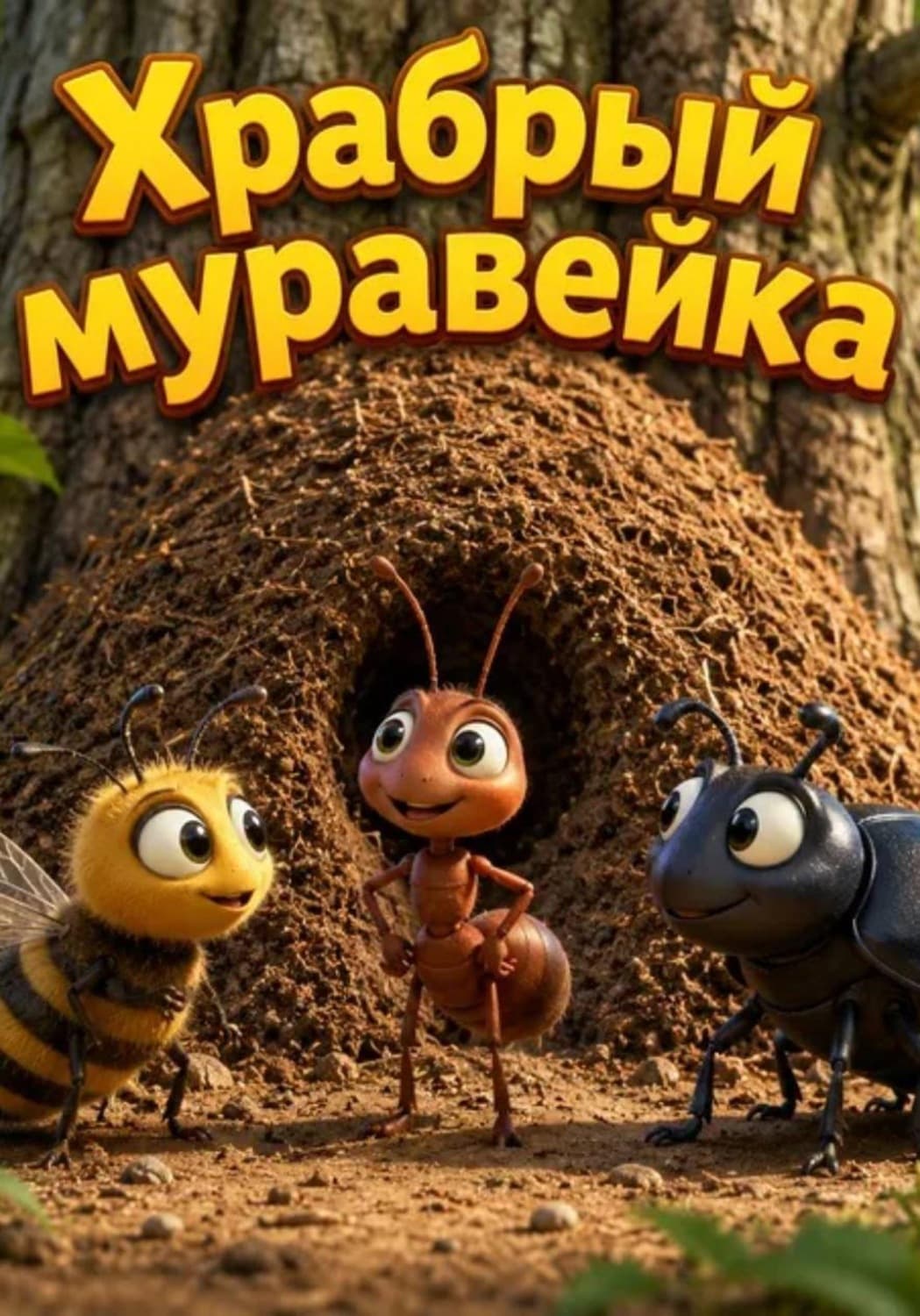 Обложка книги «Храбрый муравейка» — А. А. Данилин