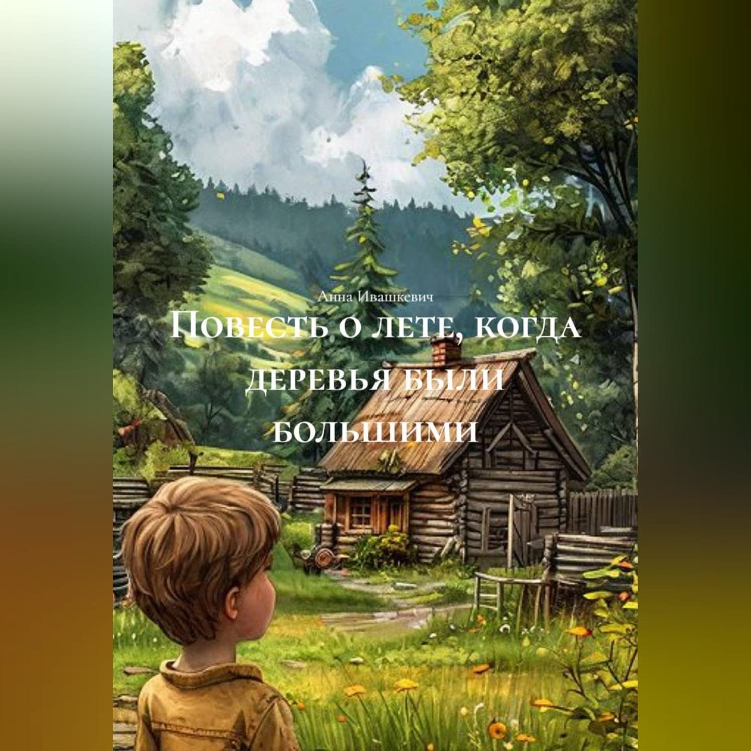 Обложка книги «Повесть о лете, когда деревья были большими» — Анна