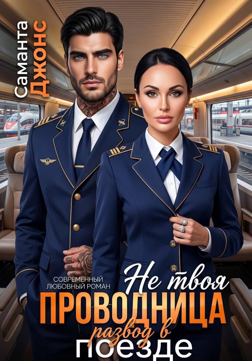 Обложка книги «Не твоя проводница. Развод в поезде» — Сэнди Джонс