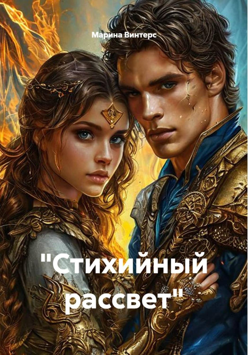 Обложка книги «"Стихийный рассвет"» — Виннер Марина