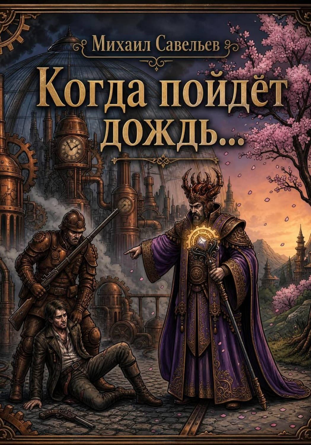 Обложка книги «Когда пойдёт дождь» — Максим Савельев