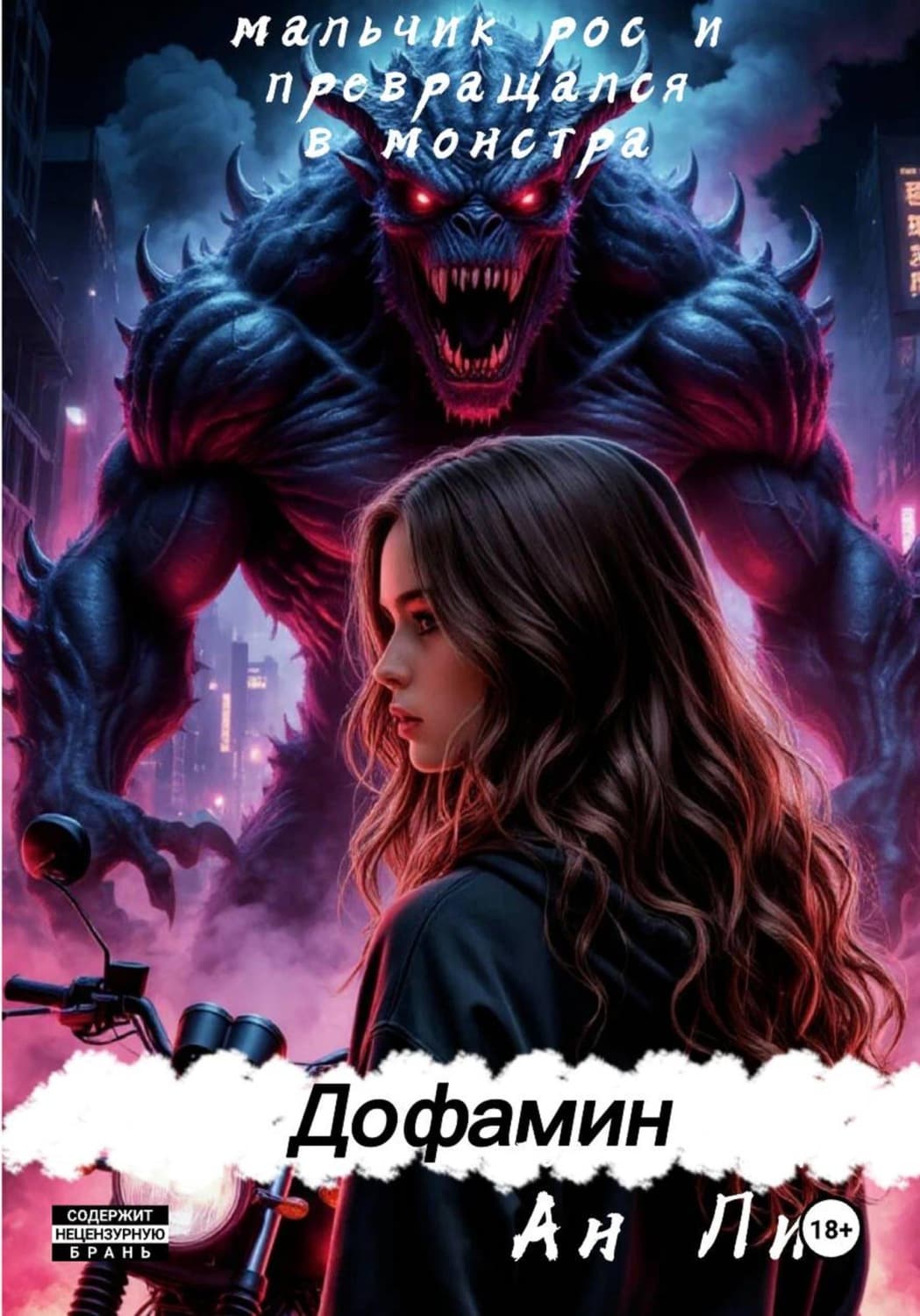 Обложка книги «Дофамин» — Амгалан Ли