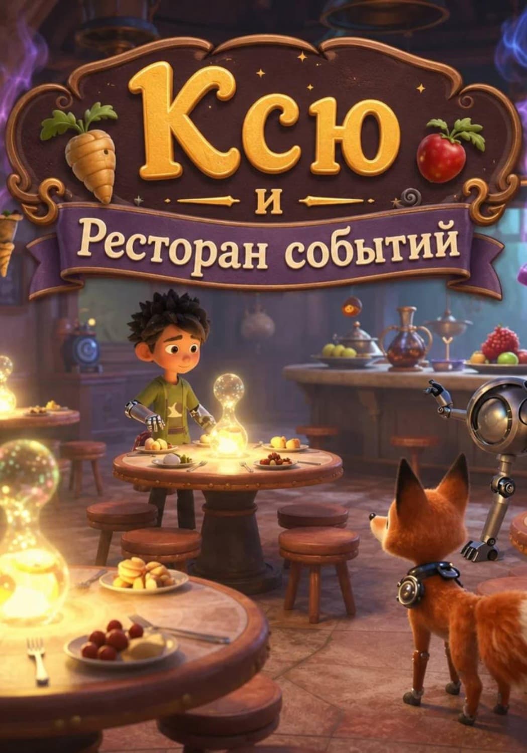 Обложка книги «Ксю и Ресторан событий» — Светлана Шестернёва