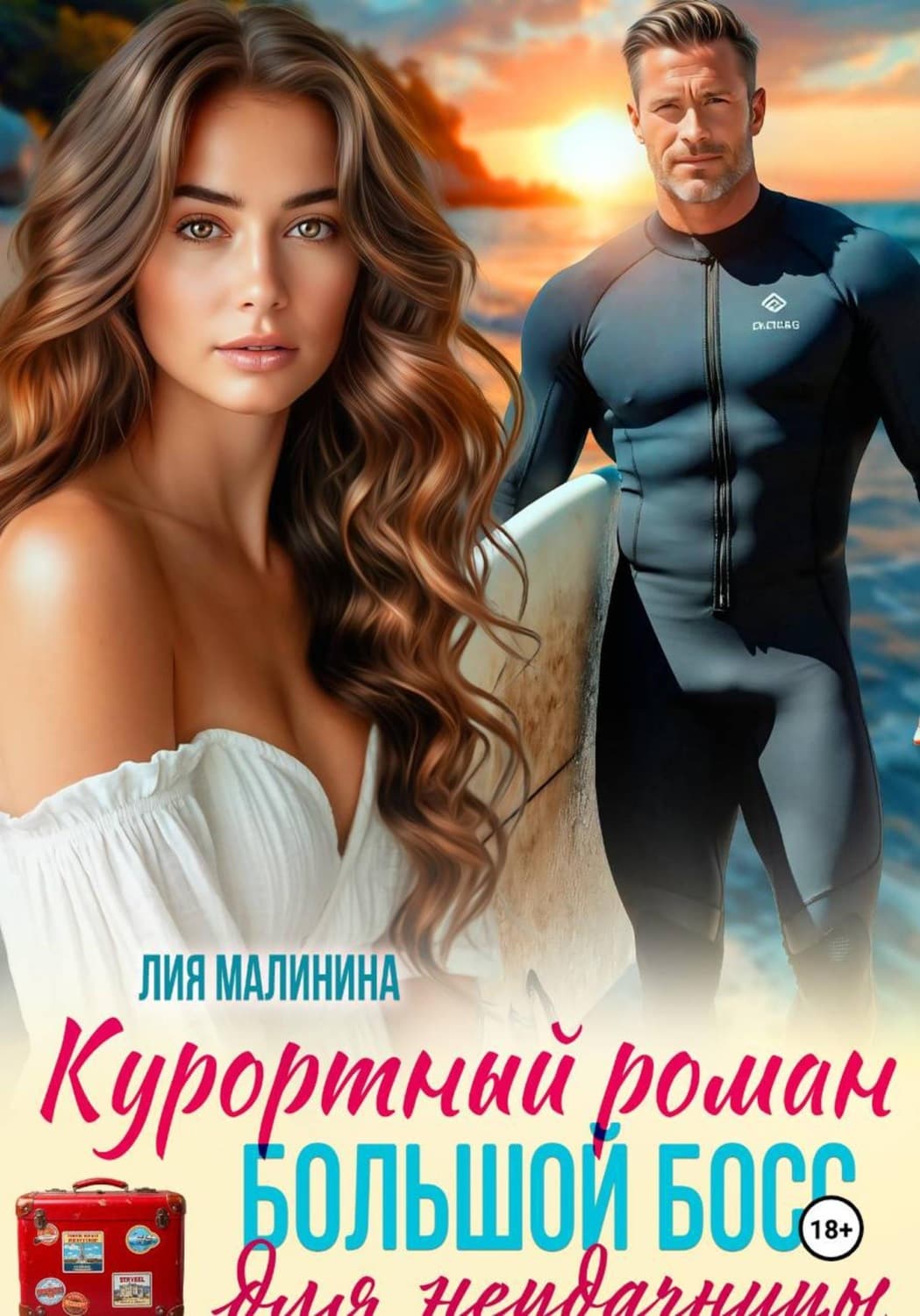 Обложка книги «Курортный роман. Большой босс для неудачницы» — Лина Малинина