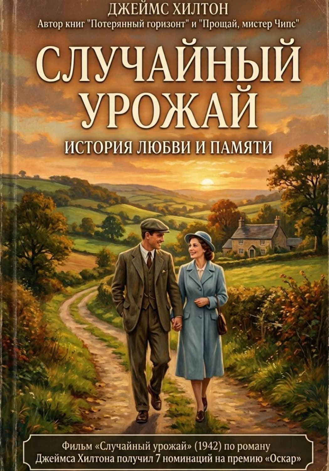 Обложка книги «Случайный урожай» — Джеймс Хилтон
