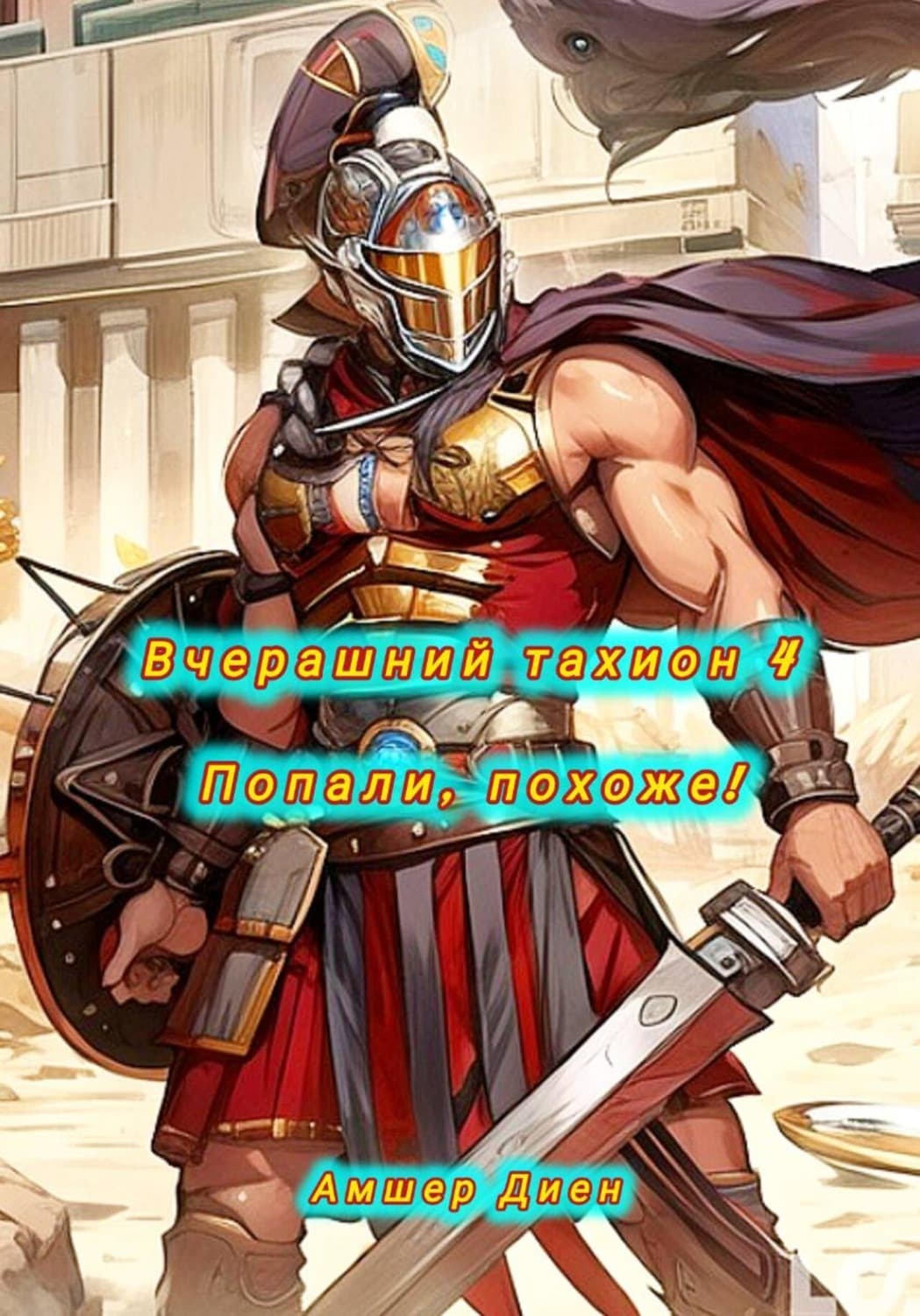 Обложка книги «Вчерашний тахион 4. Попали, похоже!» — Амшер Диен