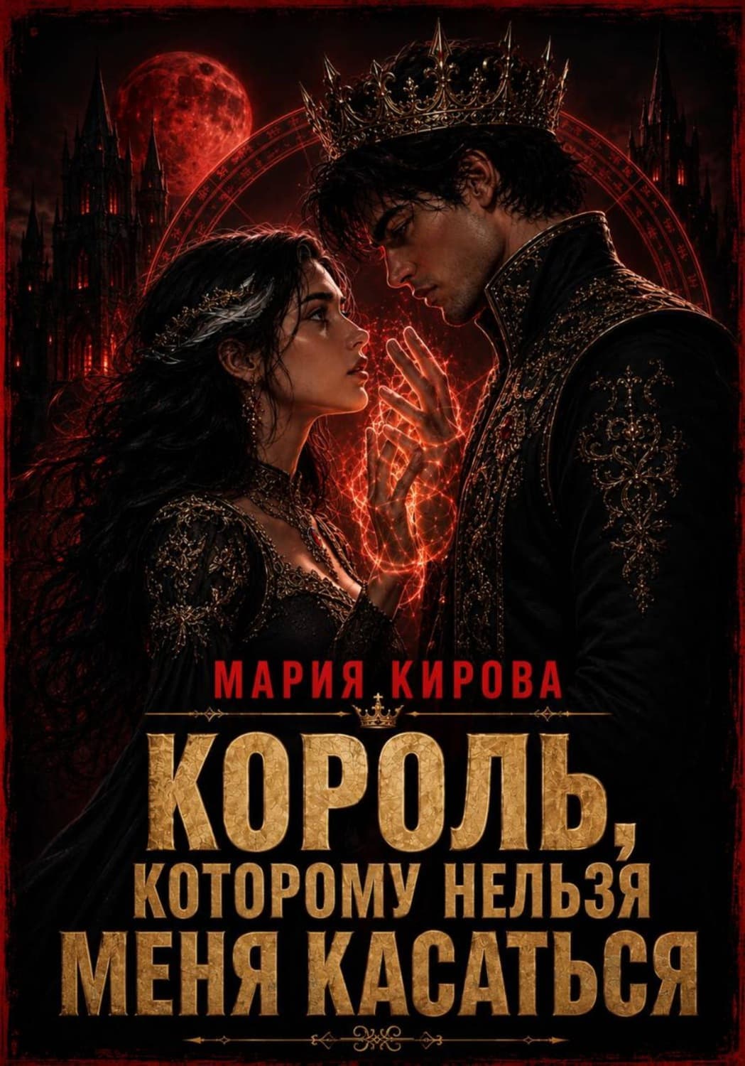Обложка книги «Король, которому нельзя меня касаться» — Мария Кирова
