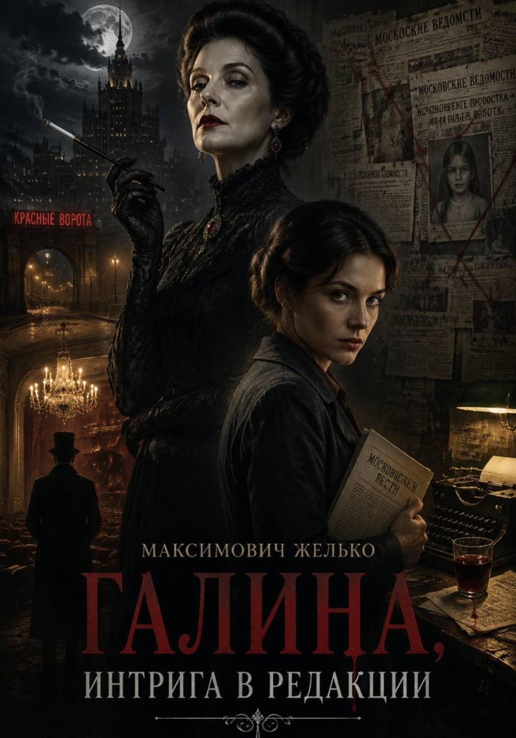 Обложка книги «Галина, Интрига в редакции» — Желько