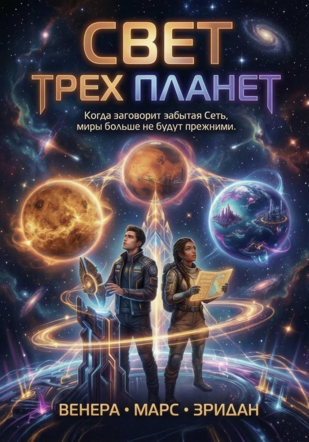 Обложка книги «Свет трех планет» — Виннер Марина