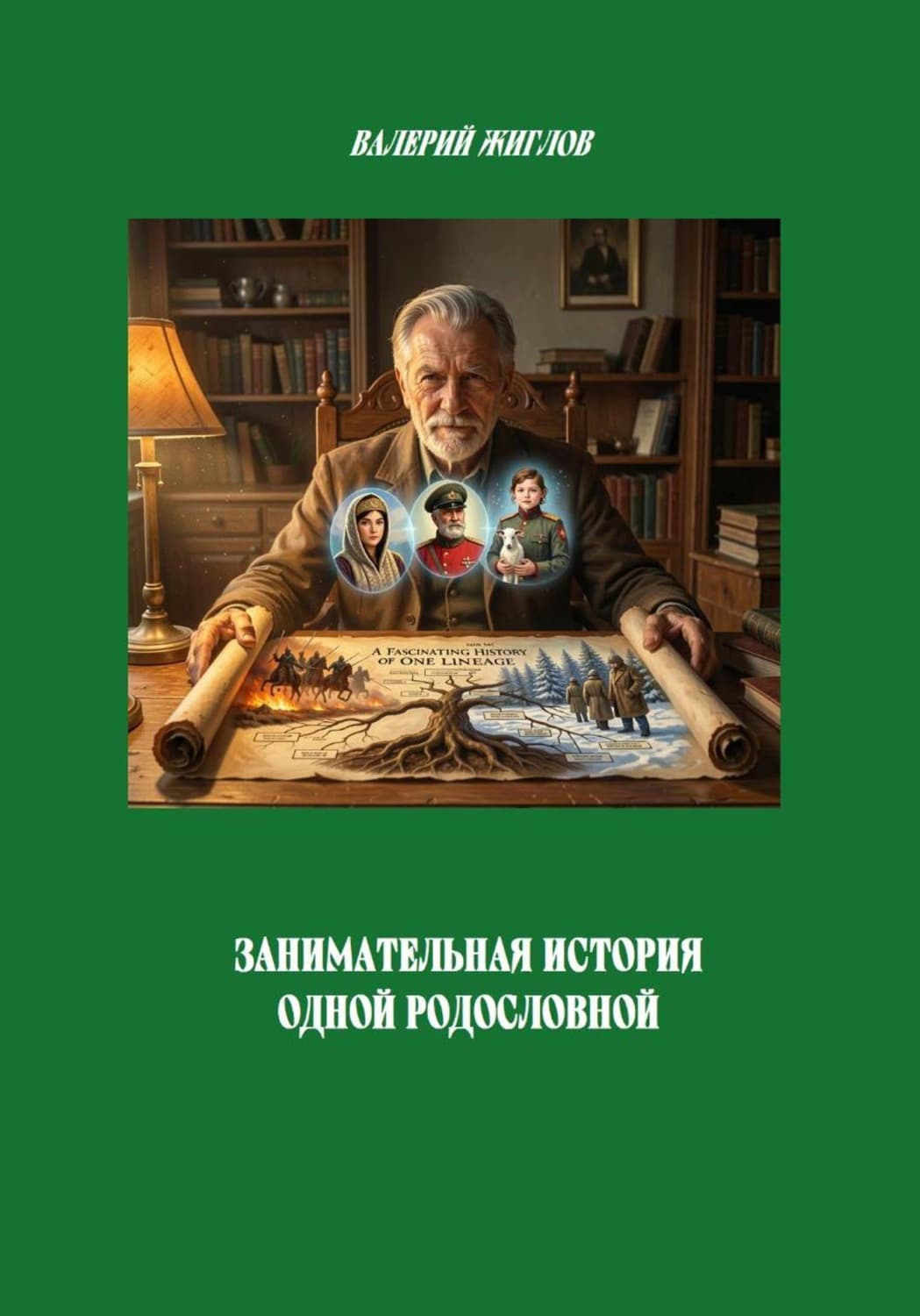 Обложка книги «Занимательная история одной родословной» — В. И. Жиглов