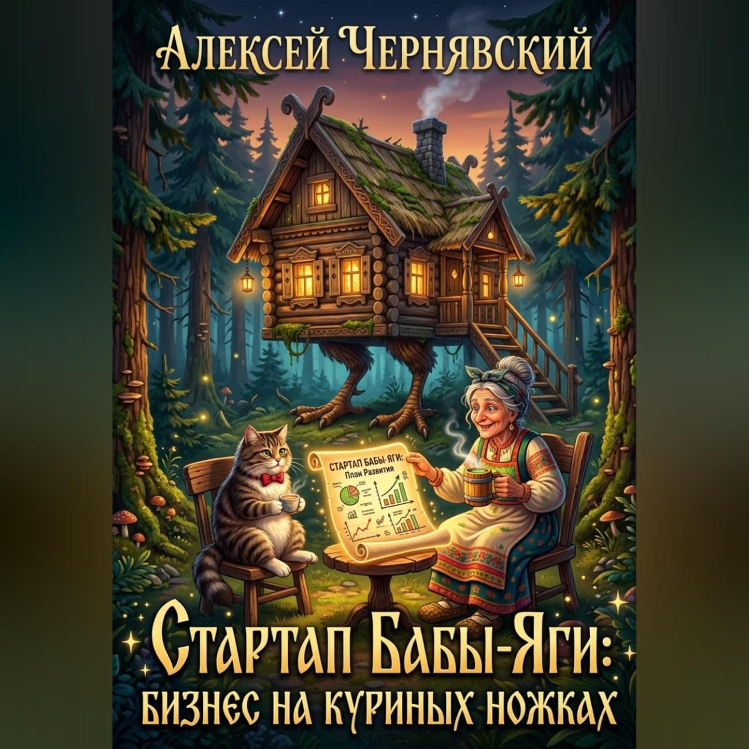 Обложка книги «Стартап Бабы-Яги: Бизнес на куриных ножках» — Алексей Чернявский