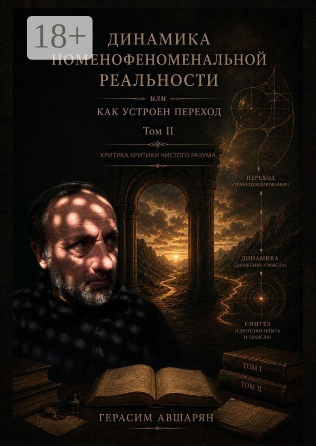 Обложка книги «Критика «Критики чистого разума». Динамика номенофеноменальной реальности. Как устроен переход. Том II» — Герасим Авшарян