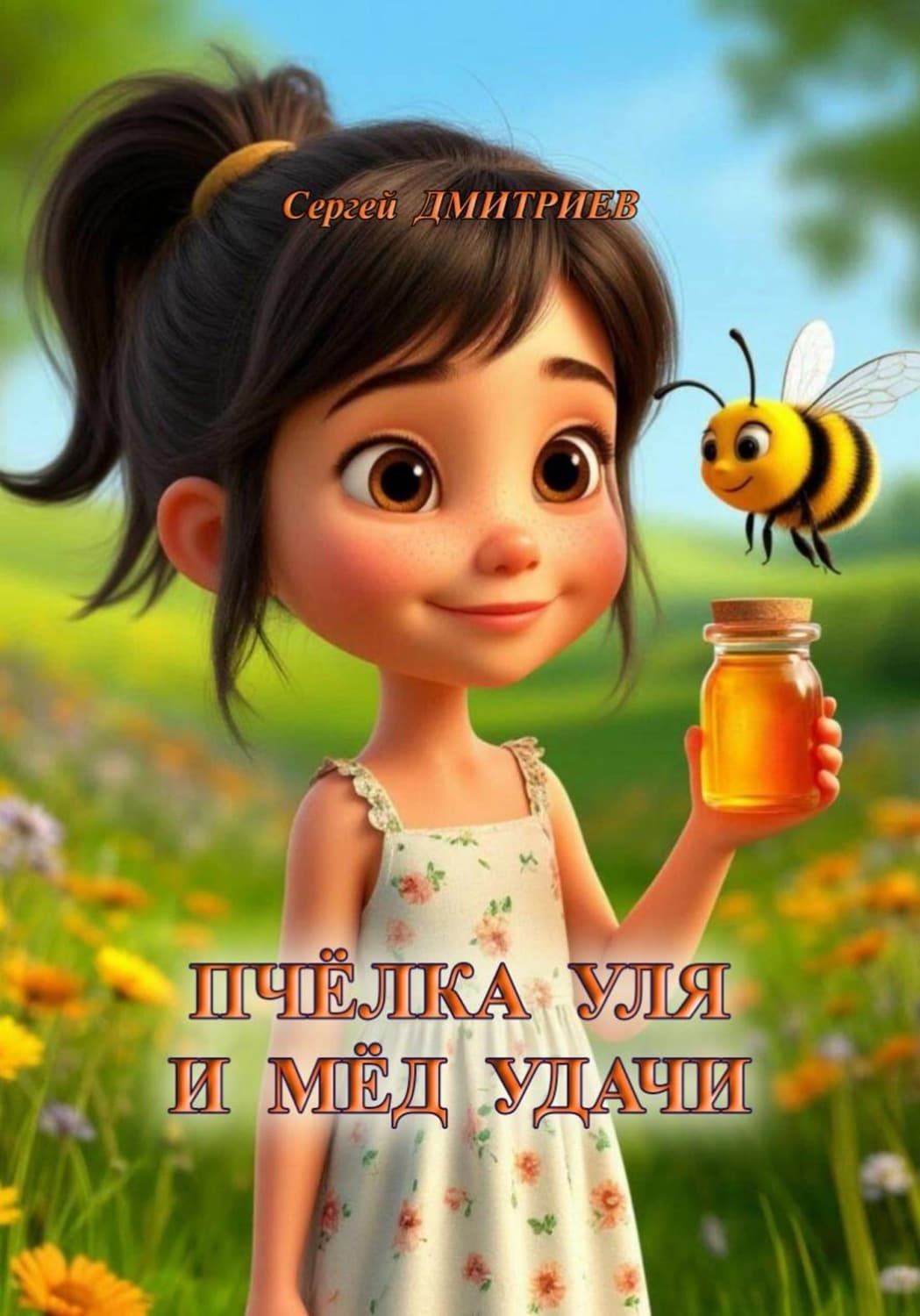 Обложка книги «Пчёлка Уля и мёд удачи» — С. С. Дмитриев