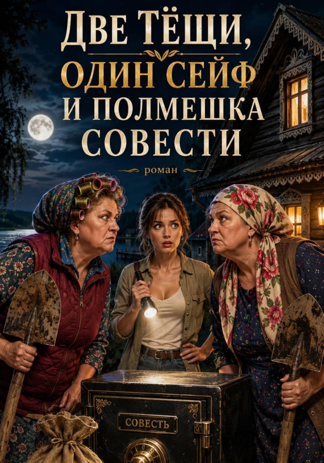 Обложка книги «Две тещи один сейф и полмешка совести» — Альфред Леманн