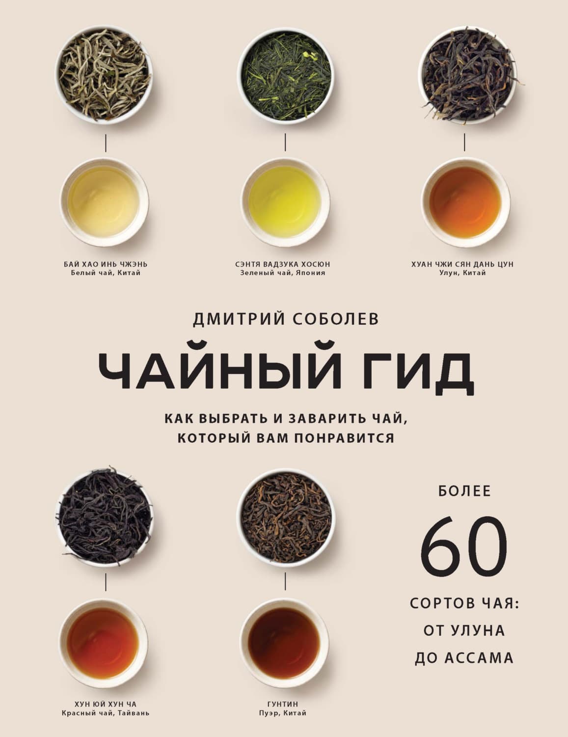 Обложка книги «Чайный гид. Как выбрать и заварить чай, который вам понравится. Более 60 сортов чая: от улуна до ассама» — Денис Соболев