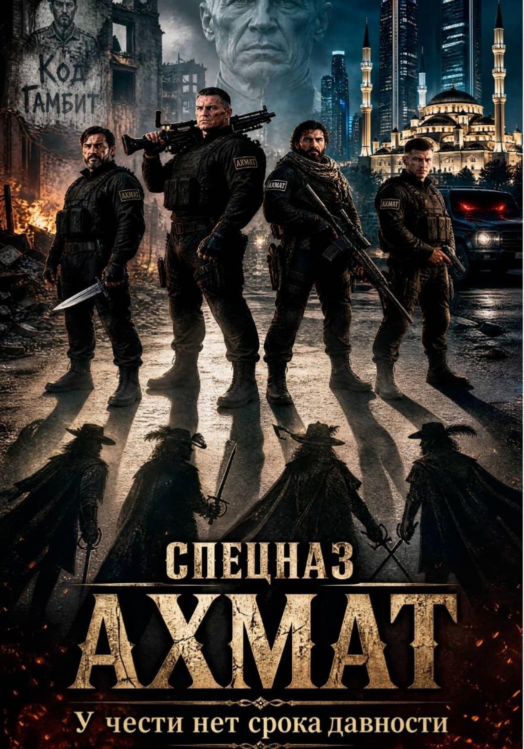 Обложка книги «Спецназ Ахмат» — Павел Гросс