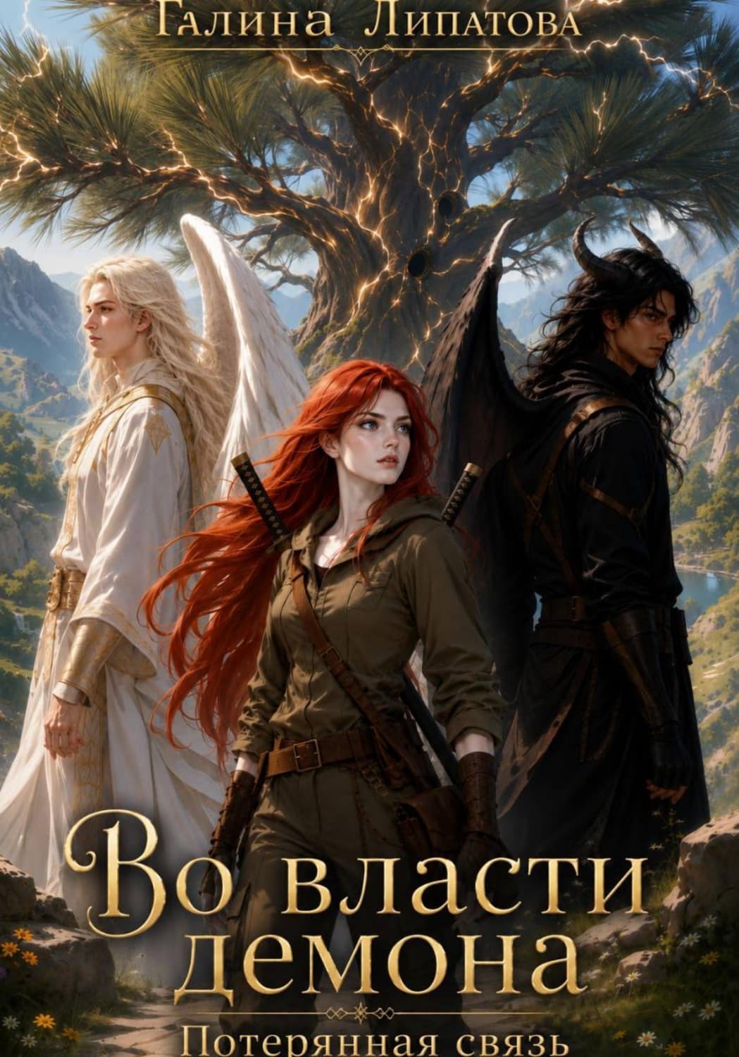 Обложка книги «Во власти демона. Потерянная связь» — Галина Липатова