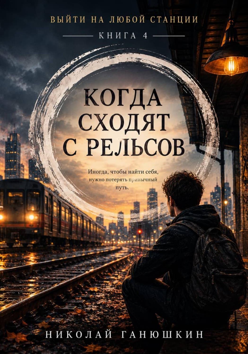 Обложка книги «Когда сходят с рельсов. Том 4. Выйти на любой станции» — Николай Ганюшкин