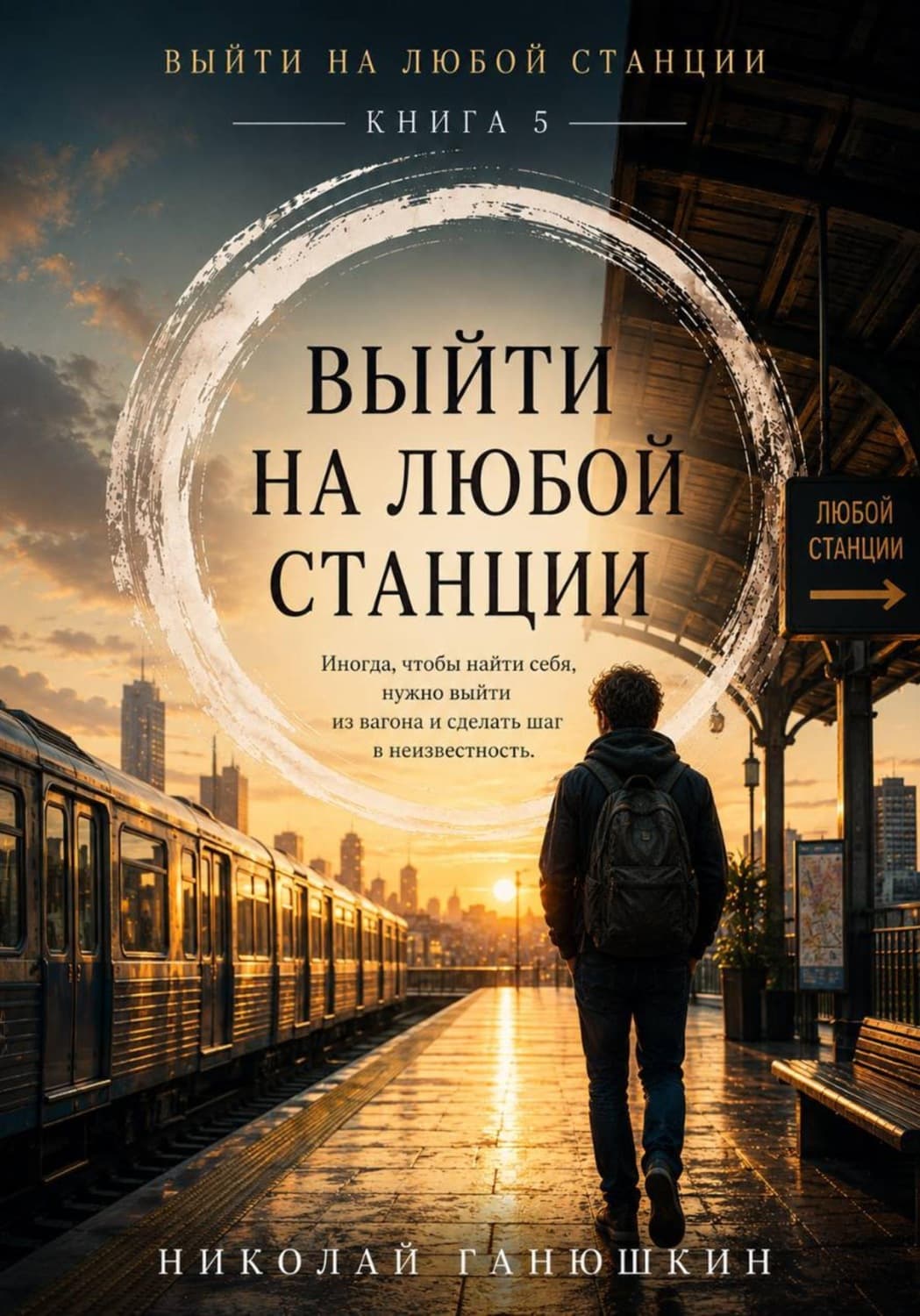 Обложка книги «Выйти на любой станции. Том 5. Выйти на любой станции» — Николай Ганюшкин