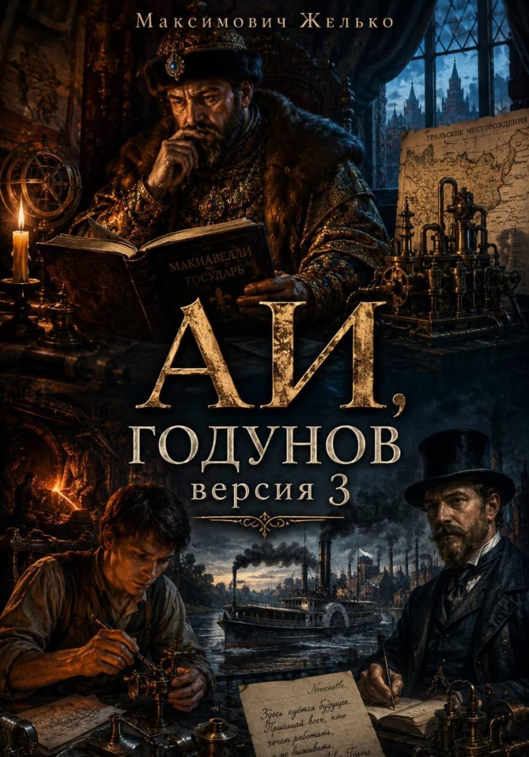 Обложка книги «АИ, Годунов версия 3» — Желько