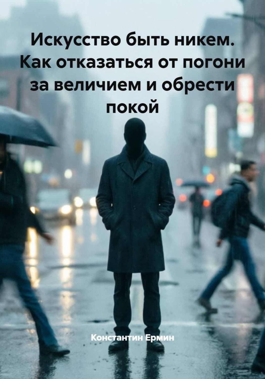 Обложка книги «Искусство быть никем. Как отказаться от погони за величием и обрести покой» — Константин Ермин