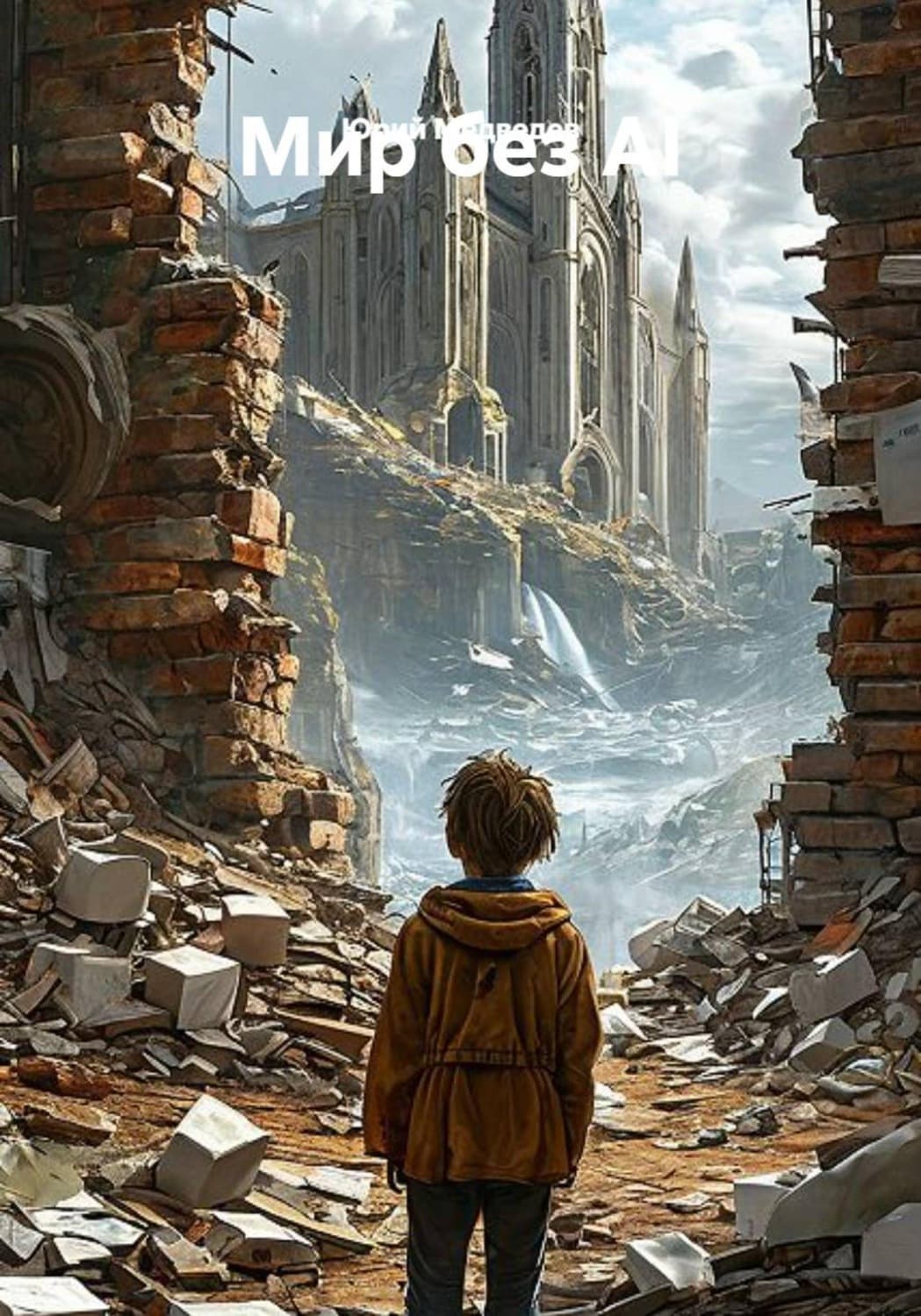 Обложка книги «Мир без AI» — Ю. Н. Медведев