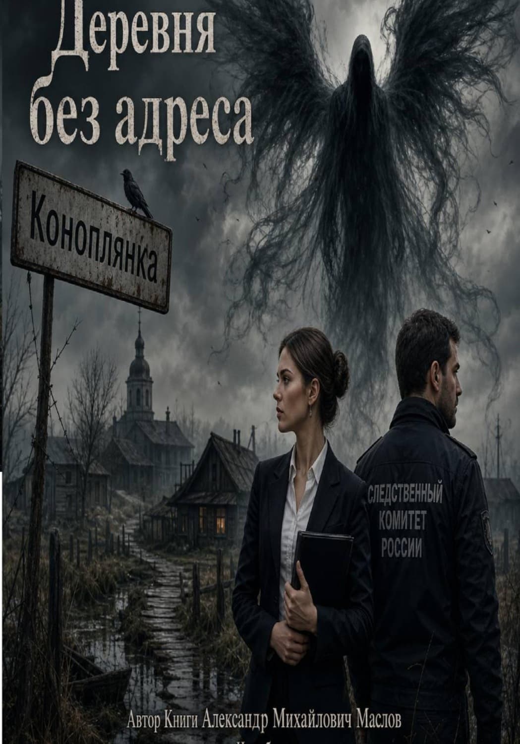 Обложка книги «Деревня без адреса» — Александр Маслов