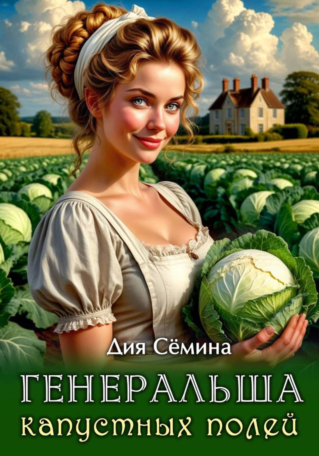 Обложка книги «Генеральша капустных полей» — Дия Сёмина