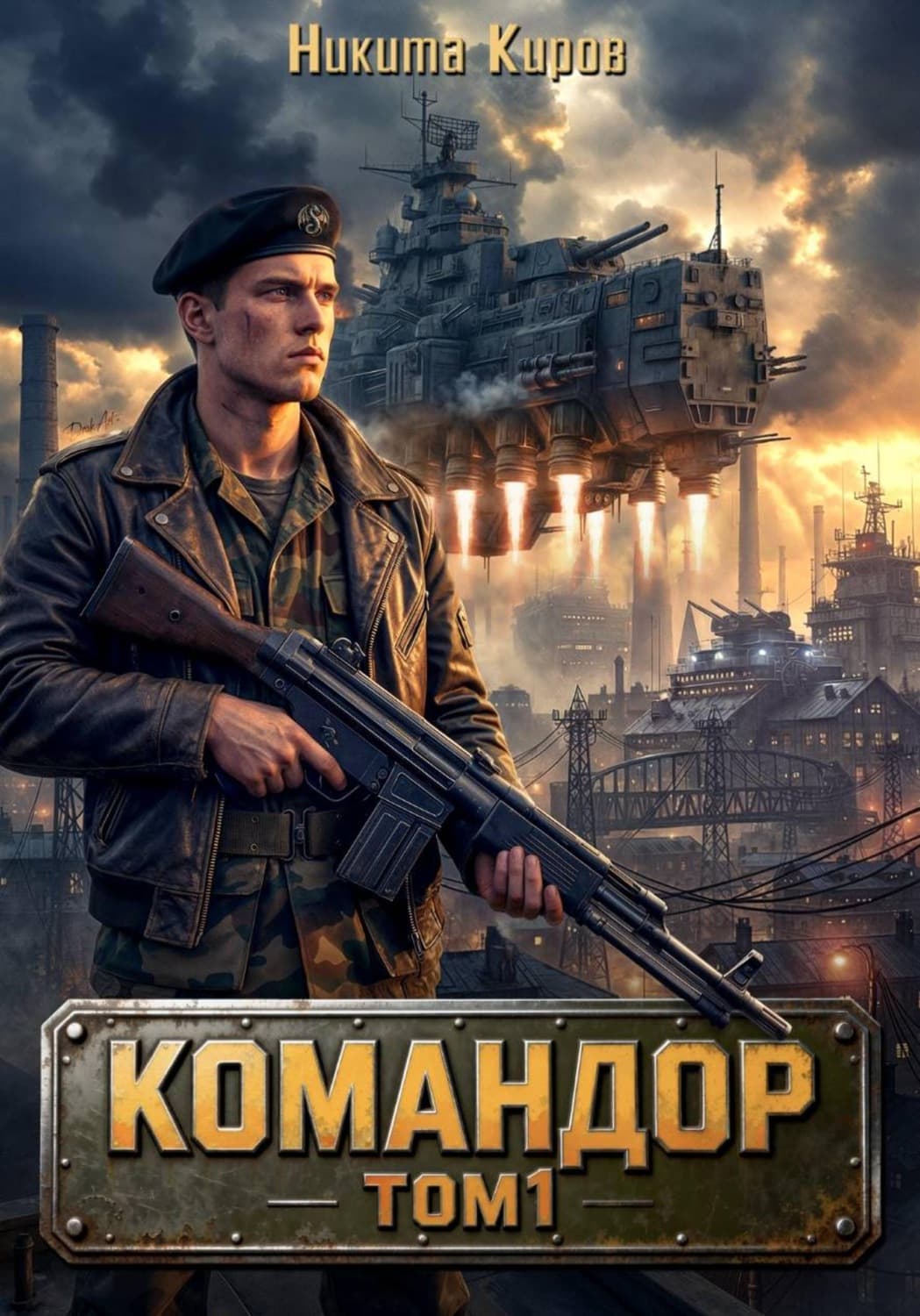 Обложка книги «Командор» — Никита Киров