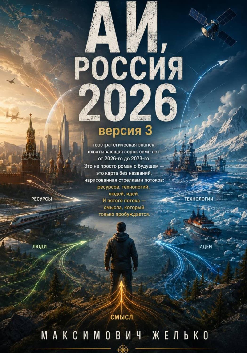 Обложка книги «АИ, Россия 2026+ версия 3» — Желько