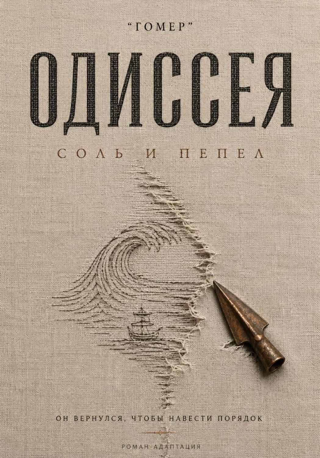 Обложка книги «ОДИССЕЯ. Соль и пепел» — Гомер