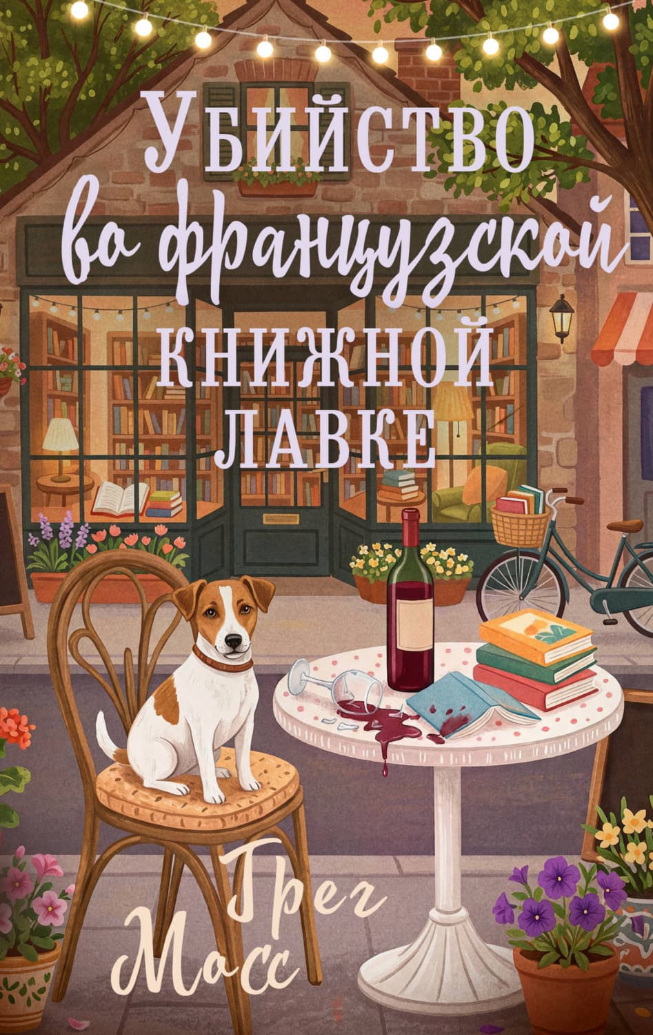 Обложка книги «Убийство во французской книжной лавке» — Гаил Мосс