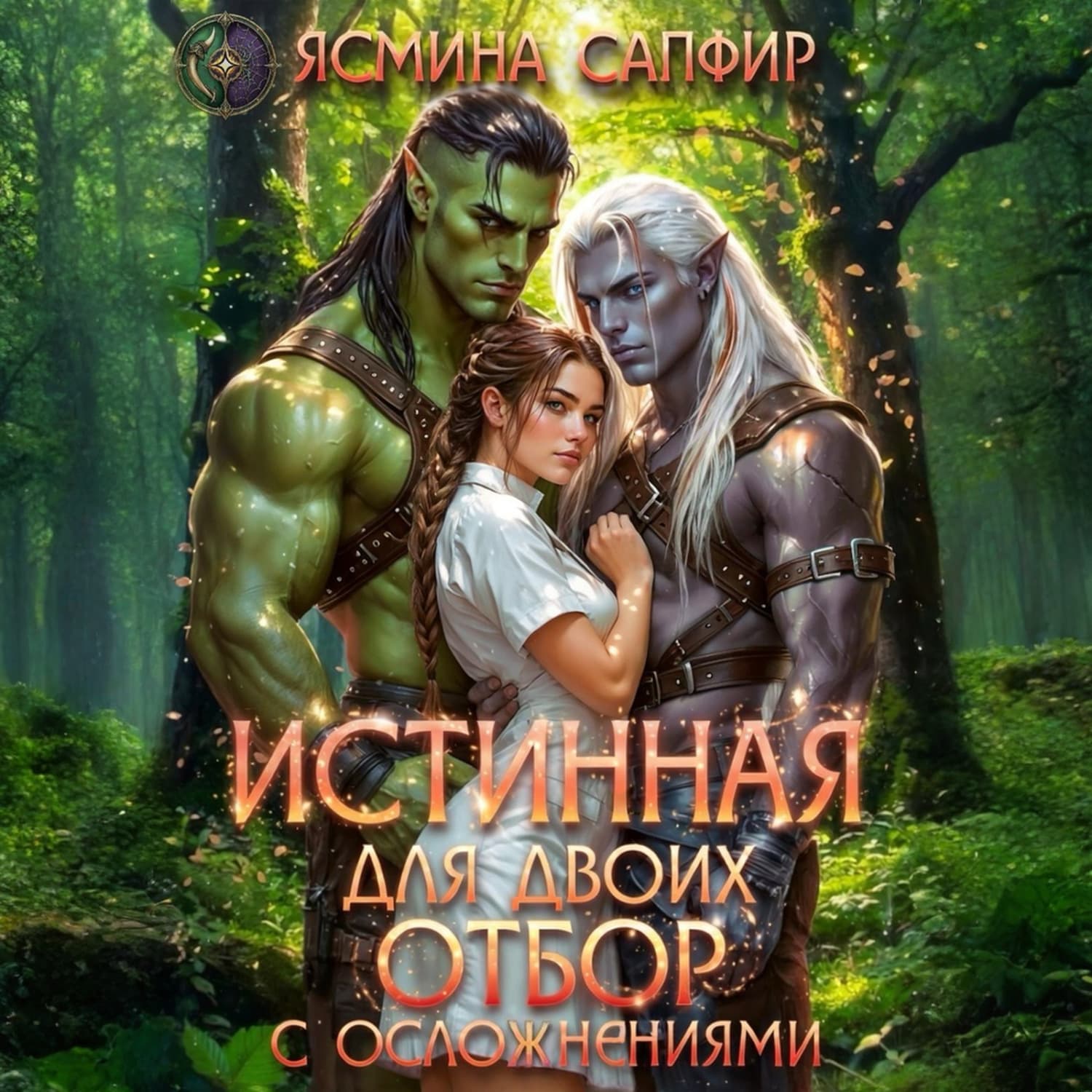 Обложка книги «Истинная для двоих. Отбор с осложнениями» — Сапфир Ясмина