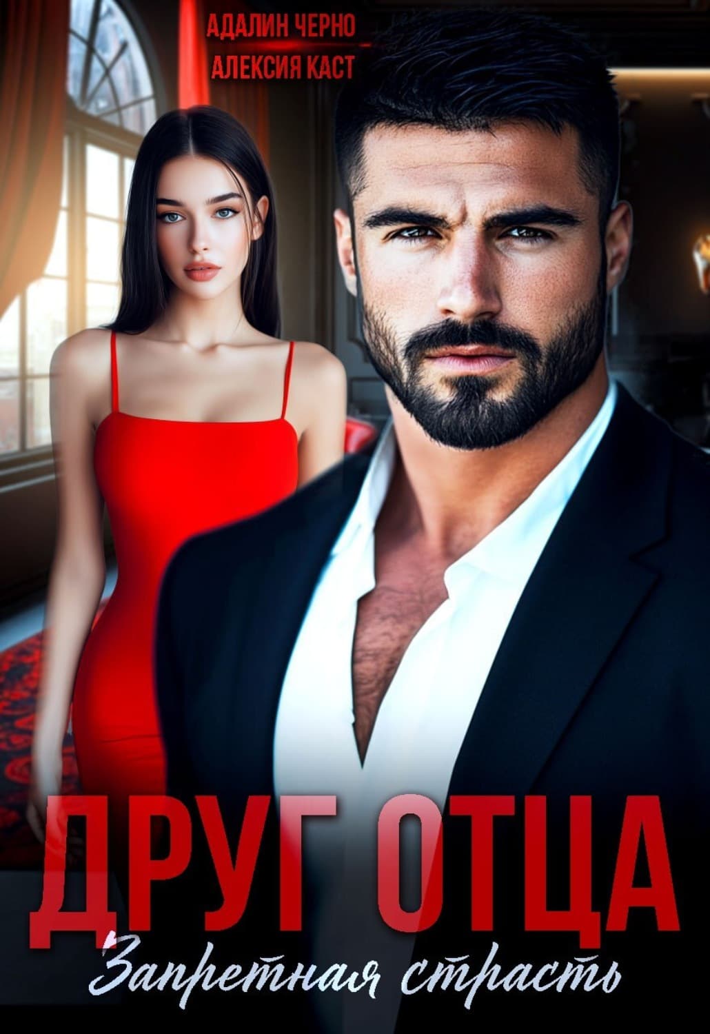 Обложка книги «Друг отца. Запретная страсть» — Черно Адалин