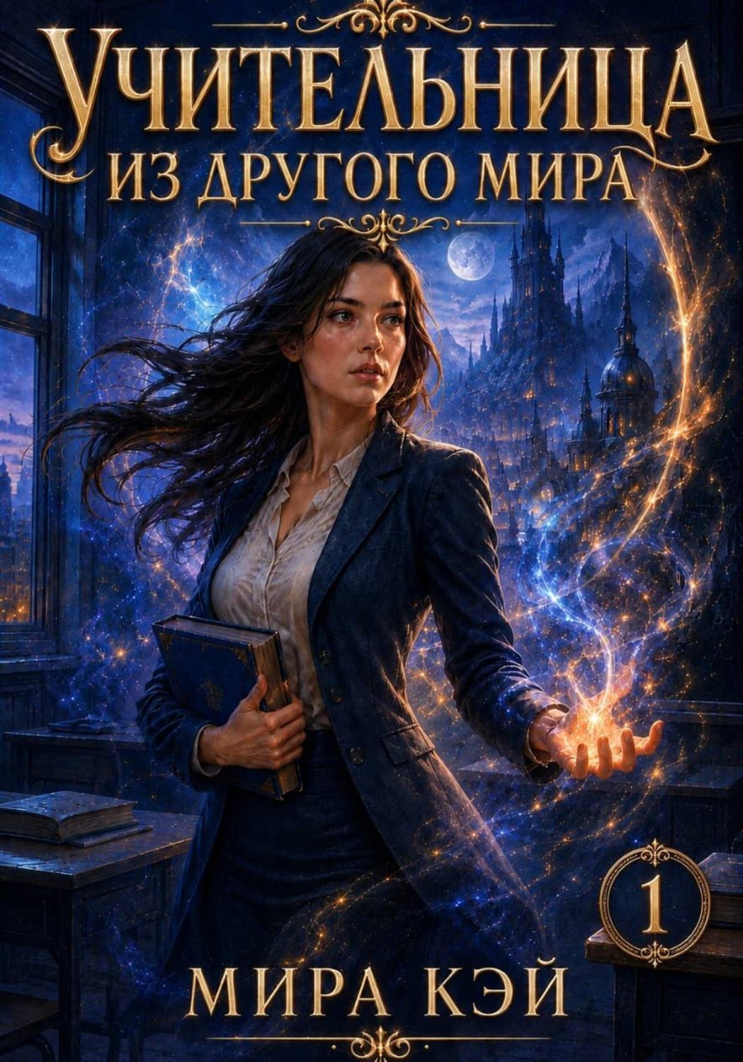 Обложка книги «Учительница из другого мира» — Маргерит Кэй