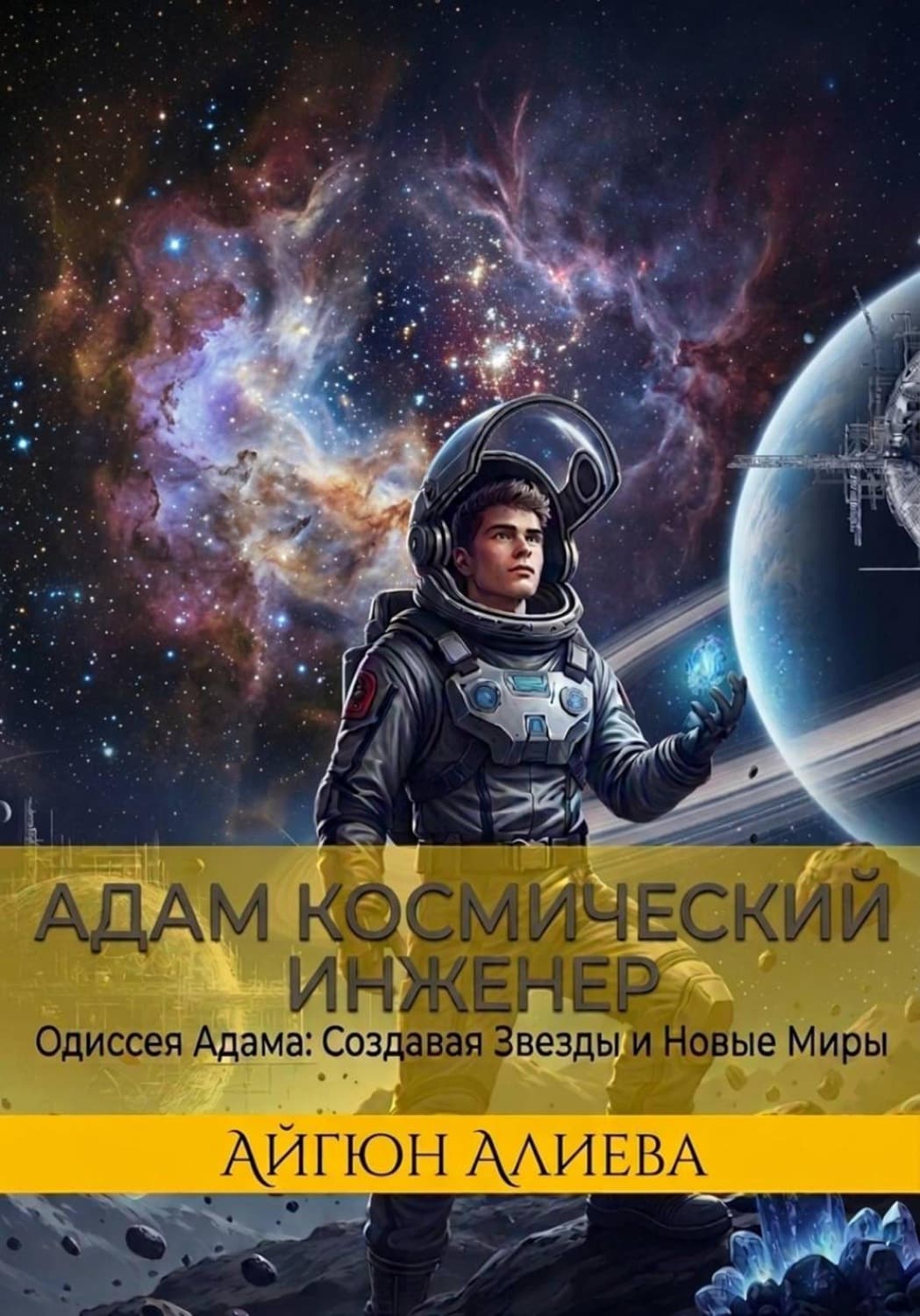 Обложка книги «Aдам космический инженер» — Амина Алиева