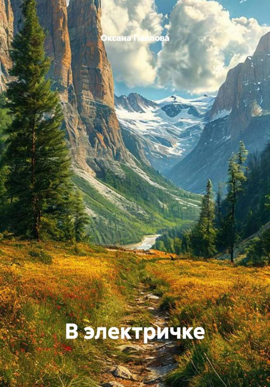 Обложка книги «В электричке» — О. В. Павлова