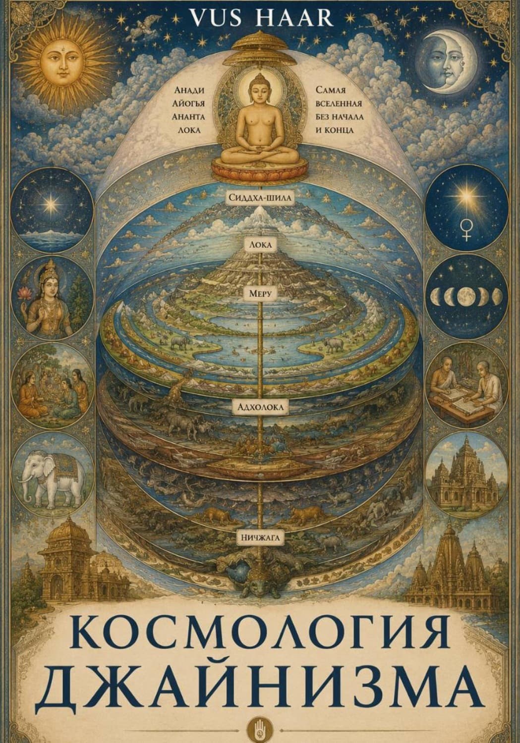 Обложка книги «Космология джайнизма» — ВУС ХААР