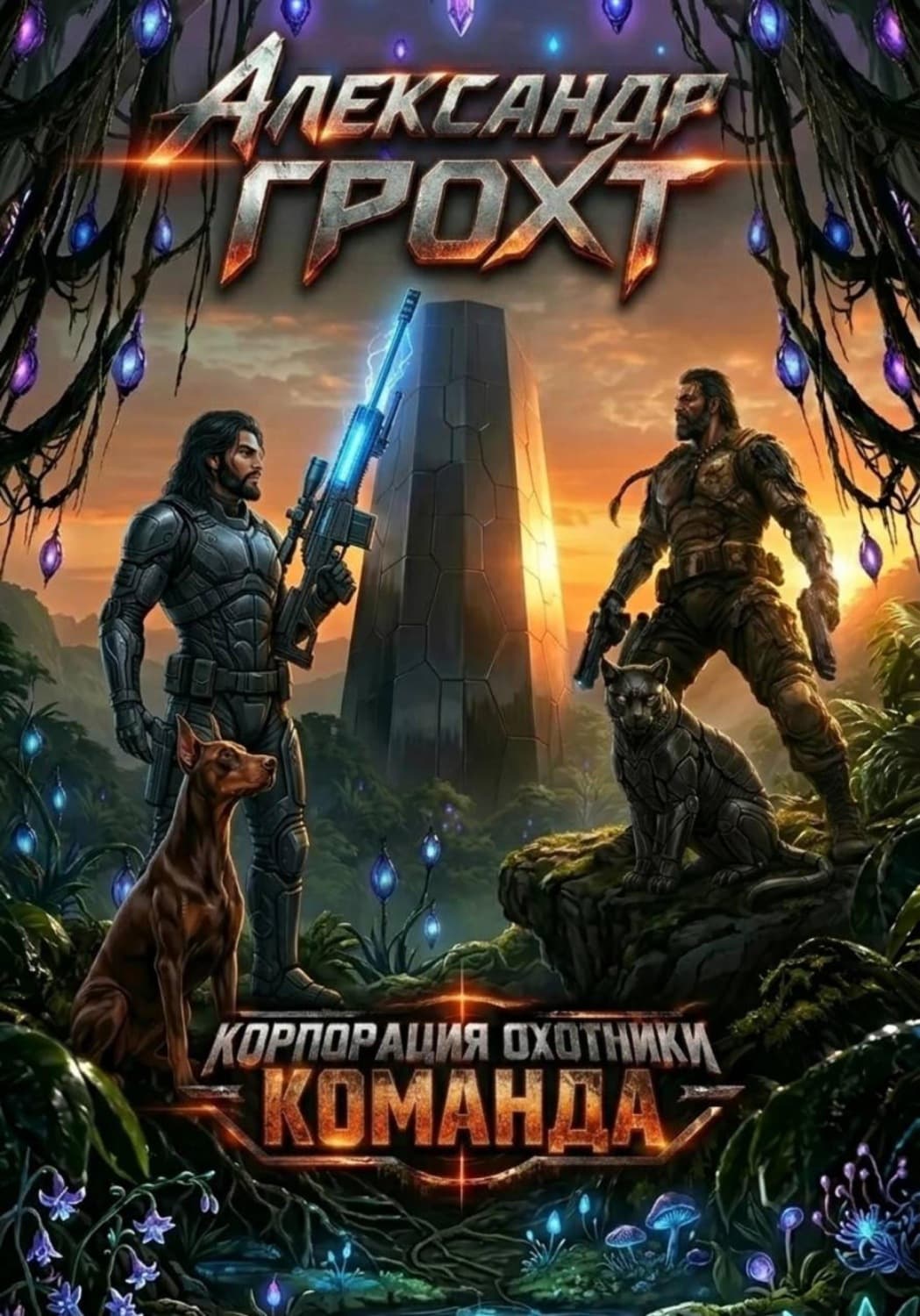 Обложка книги «Корпорация Охотники III. Команда» — Александр Грохт