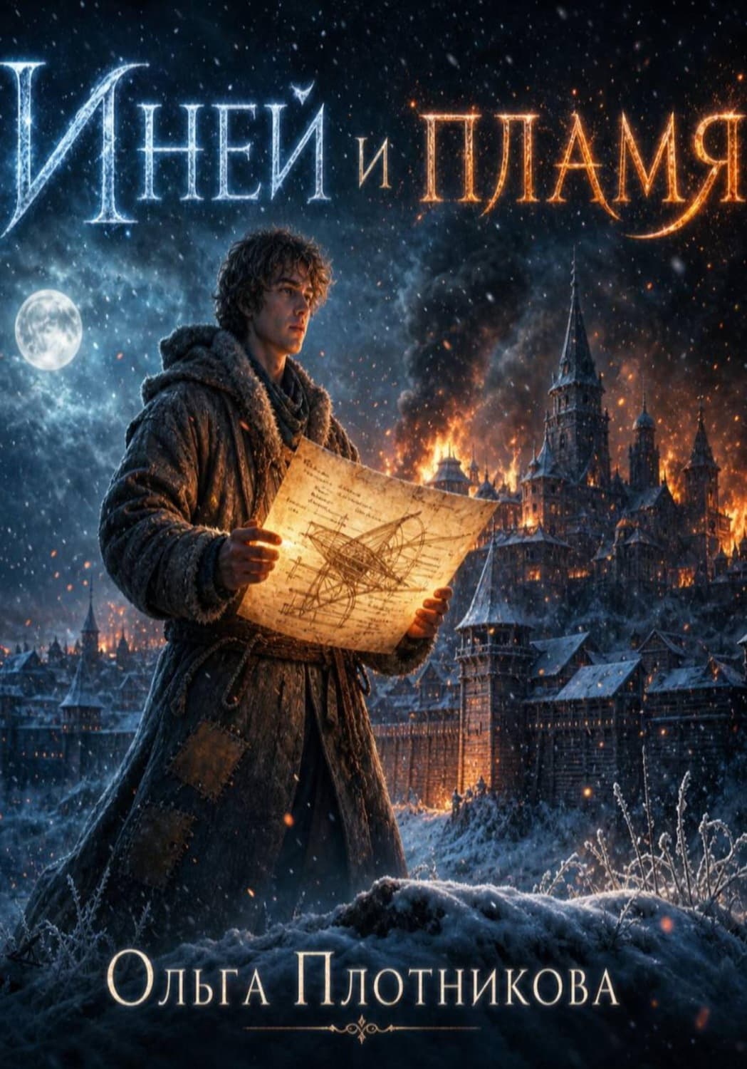 Обложка книги «Иней и пламя» — Ольга Плотникова