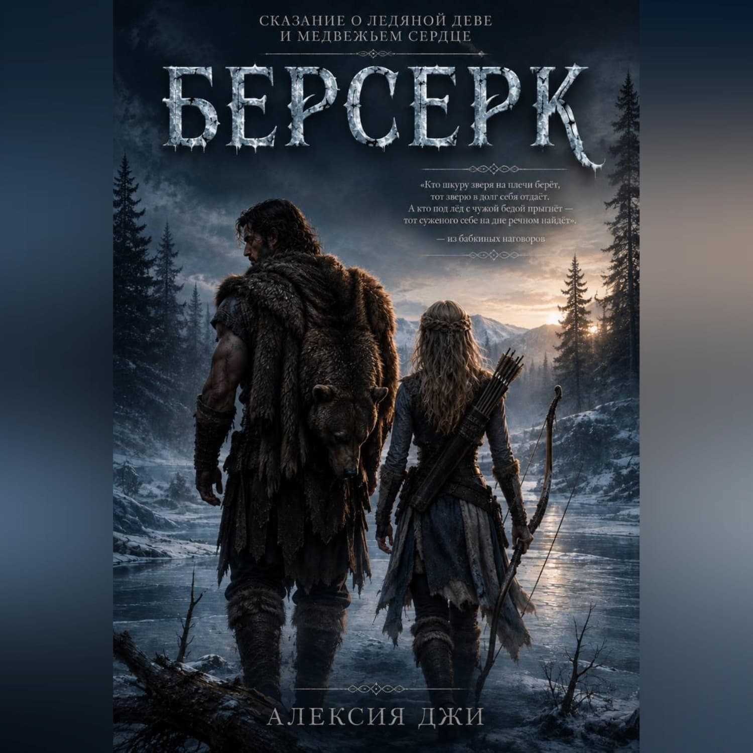 Обложка книги «БЕРСЕРК Сказание о ледяной деве и медвежьем сердце» — Анна Джи