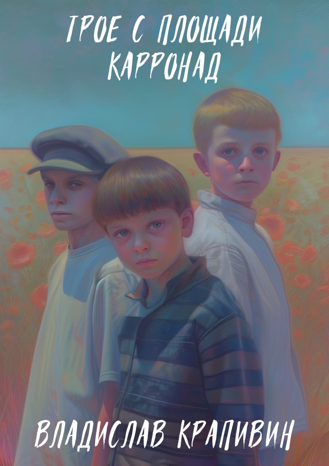 Обложка книги «Трое с площади Карронад» — Владислав Крапивин