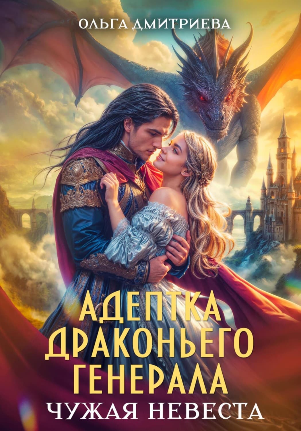 Обложка книги «Адептка драконьего генерала. Чужая невеста» — О. В. Дмитриева